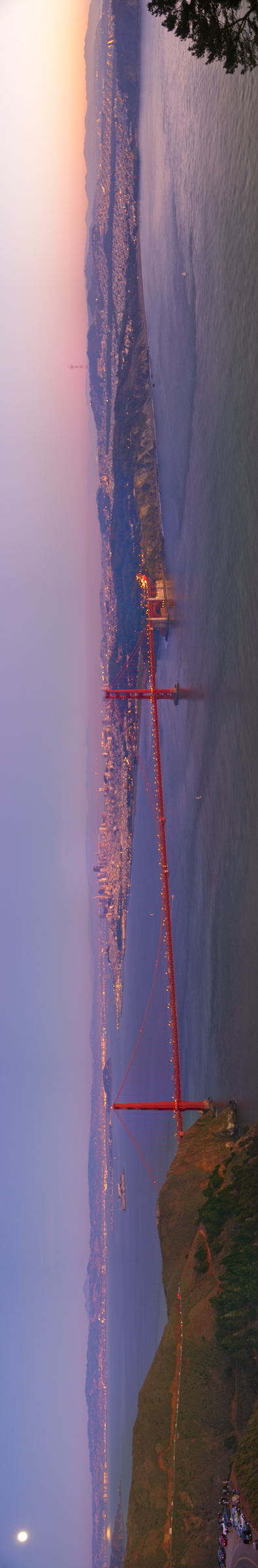 Golden Gate Panorama vertical